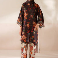 BAROQUE - 3PC USTITCHED VISCOSE PRINTED SHIRT WITH VISCOSE PRINTED DUPATTA AND TROUSER-12634