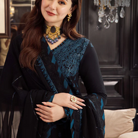 ASIM JOFA - UNSTITCHED 3PC LAWN EMBROIDERED - N 2372