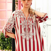 MARIA.B-3PC LAWN EMBROIDERED PRINTED SHIRT WITH CHIFFON PRINT DUPATTA AND PRINT TROUSER - NS 2526