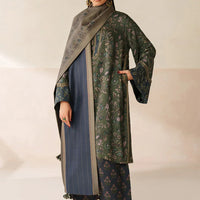BAROQUE - 3PC USTITCHED VISCOSE PRINTED SHIRT WITH VISCOSE PRINTED DUPATTA AND TROUSER-12632
