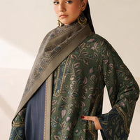BAROQUE - 3PC USTITCHED VISCOSE PRINTED SHIRT WITH VISCOSE PRINTED DUPATTA AND TROUSER-12632