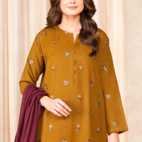 LAZULI- 3PC UNSTITCHED LAWN EMBROIDERED SHIRT LAWN EMBROIDERED DUPATTA AND TROUSER-3543