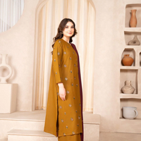 LAZULI- 3PC UNSTITCHED LAWN EMBROIDERED SHIRT LAWN EMBROIDERED DUPATTA AND TROUSER-3543