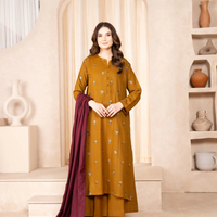 LAZULI- 3PC UNSTITCHED LAWN EMBROIDERED SHIRT LAWN EMBROIDERED DUPATTA AND TROUSER-3543