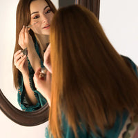 SOBIA NAZIR-3PC DHANAK EMBROIDERED SHIRT WITH COUTRAI PRINTED SHAWL AND TROUSER-14037