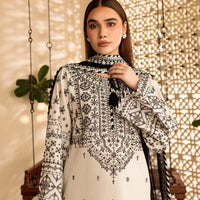 BATIK-3PC DHANAK EMBROIDERED SHIRT WITH CHIFFON EMBROIDERED DUPATTA AND EMB TROUSER-14104