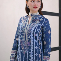 Qalamkar 3 Piece Embroidered Lawn Suit - NSQ 2545