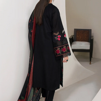 BAROQUE - 3PC UNSTITCHED DHANAK EMBROIDERED SHIRT WITH WOOL SHAWL-3278