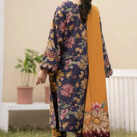 BAROUQE - 3PC UNSTITCHED KHADDAR PRINTED SHIRT WITH KHADDAR PRINT DUPATTA AND PRINT TROUSER-12630