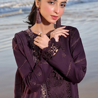 Saahil by Izel 3PC Embroidered Lawn Suit - IZL 24