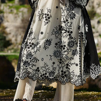 IMAGE-3PC LAWN EMBROIDERED SHIRT WITH CHIFFON EMBROIDERED DUPATTA AND EMB TROUSER-BIC-3714