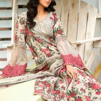 MARIA.B-3 Pcs Digital Printed Embroidered Lawn MB 425
