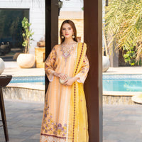 Maisa by Seven Star 3 Piece Stitched Embroidered Lawn | CLE-0207