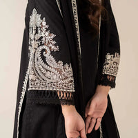 MARIA.B-3PC DHANAK EMBROIDERED SHIRT WITH BAMBER CHIFFON EMBROIDERED DUPATTA & TROUSER-14175