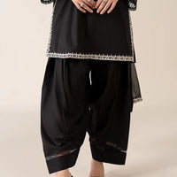 MARIA.B-3PC DHANAK EMBROIDERED SHIRT WITH BAMBER CHIFFON EMBROIDERED DUPATTA & TROUSER-14175