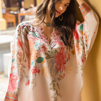 MUSHQ-3PC LAWN PRINTED SHIRT WITH CHIFFON PRINT DUPATTA AND PRINT TROUSER-BIC-2508