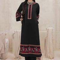 MUSHQ - 2PC UNSTITCHED DHANAK EMBROIDERED SHIRT & EMBROIDERED TROUSER-112