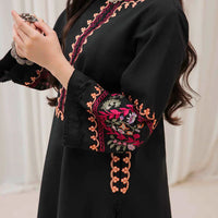 MUSHQ - 2PC UNSTITCHED DHANAK EMBROIDERED SHIRT & EMBROIDERED TROUSER-112