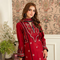Maisa 3by Seven Star 3 Piece Stitched Embroidered Lawn | CLE-0201