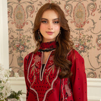 Maisa 3by Seven Star 3 Piece Stitched Embroidered Lawn | CLE-0201