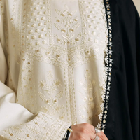 ZARA SHAHJAHAN-3PC DHANAK EMBROIDERED SHIRT WITH SLUB DHANAK EMBROIDERED SHAWL-14010