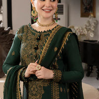 Asim Jofa Dhanak 3PC Unstitched Embroidered With Chiffon Embroidered Dupatta - 4139