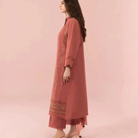 SAPPHIRE-3PC DHANAK EMBROIDERED SHIRT WITH BAMBER CHIFFON EMBROIDERED DUPATTA-BIC-14131