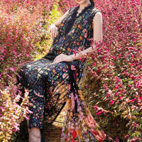 MARIA.B-3PC LAWN PRINTED SHIRT WITH CHIFFON PRINT DUPATTA AND PRINT TROUSER-BIC-2504