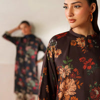 BAROQUE - 3PC USTITCHED VISCOSE PRINTED SHIRT WITH VISCOSE PRINTED DUPATTA AND TROUSER-12634