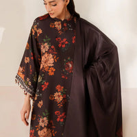 BAROQUE - 3PC USTITCHED VISCOSE PRINTED SHIRT WITH VISCOSE PRINTED DUPATTA AND TROUSER-12634