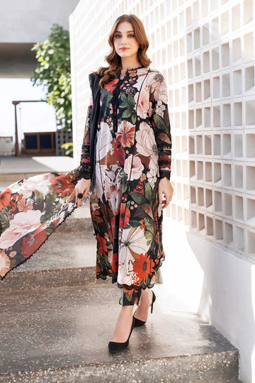 BAROUQE - 3PC UNSTITCHED KHADDAR PRINTED SHIRT WITH KHADDAR PRINTED DUPATTA AND PRINT TROUSER-12623