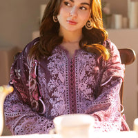 JADE-3PC DHANAK SEQUENCE EMBROIDERED SHIRT WITH DHANAK EMBROIDERED SHAWL & DHANAK TOUSER - 14152