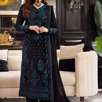 ASIM JOFA - UNSTITCHED 3PC LAWN EMBROIDERED - N 2372