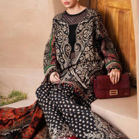 MARIA.B-3PC LAWN EMBROIDERED PRINTED SHIRT WITH CHIFFON PRINT DUPATTA AND PRINT TROUSER- NS 2517