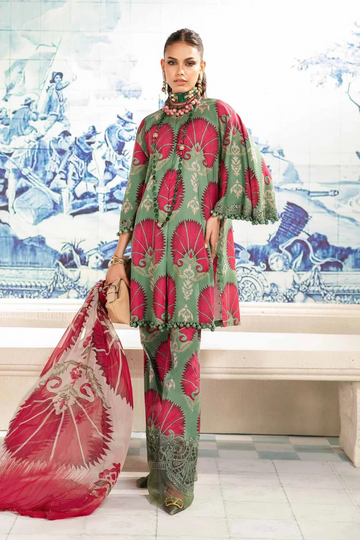 Maria B 3PC Digital Print LAWN - D-9A