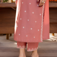 BATIK - UNSTITCHED 2PC LAWN EMBROIDRED SHIRT WITH LAWN EMBROIDRED SLEEVES - 3453