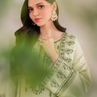 GARNET-3PC UNSTITCEHD LAWN EMBROIDERED SHIRT WITH LAWN EMBROIDERED DUPATTA AND LAWN TROUSER - 4167