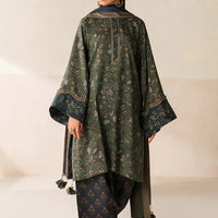 BAROQUE - 3PC USTITCHED VISCOSE PRINTED SHIRT WITH VISCOSE PRINTED DUPATTA AND TROUSER-12632