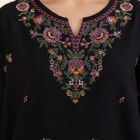 SAPPHIRE-3PC UNSTITCHED LAWN EMBROIDERED SHIRT WITH MONARK PRINT DUAPATTA & TROUSER-3606