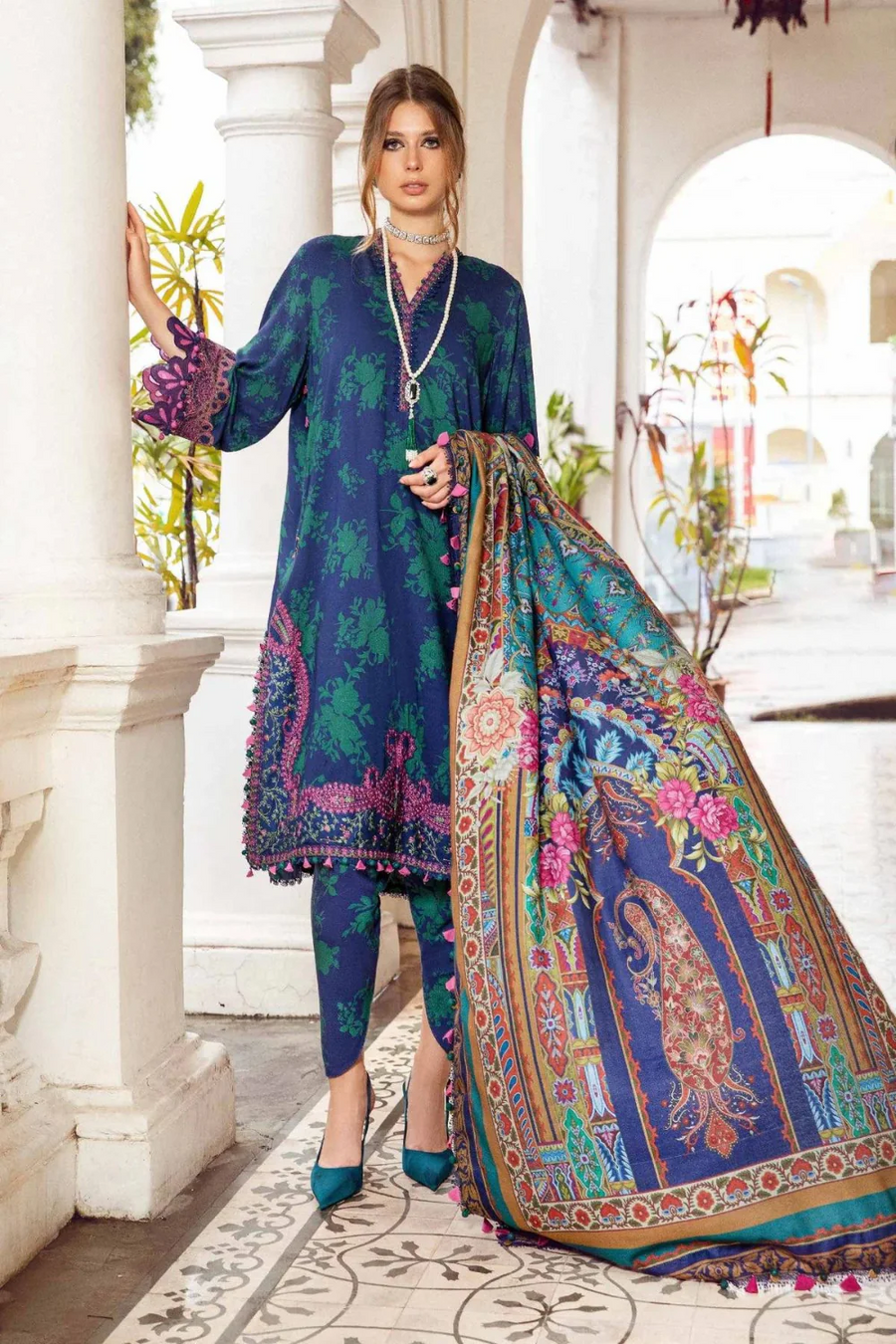 Maria B 3PC Digital Print LAWN - MPT 9A