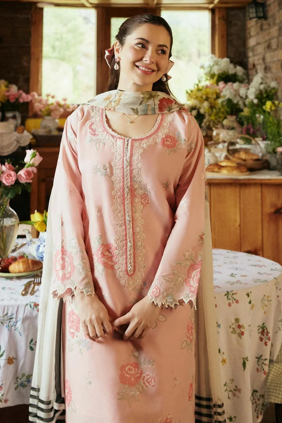 Zara ShahJahan 3PC Lawn Embroidered NSZ - 1518