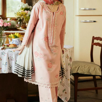 Zara ShahJahan 3PC Lawn Embroidered NSZ - 1518