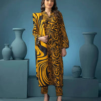 BAROUQE - 3PC UNSTITCHED KHADDAR PRINTED SHIRT WITH KHADDAR PRINT DUPATTA AND PRINT TROUSER-12617