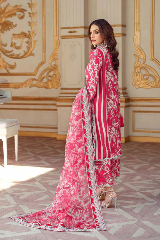 CHARIZMA - 3PC USTITCHED KARANDI PRINTED SHIRT WITH KARANDI PRINTED DUPATTA AND TROUSER-12580