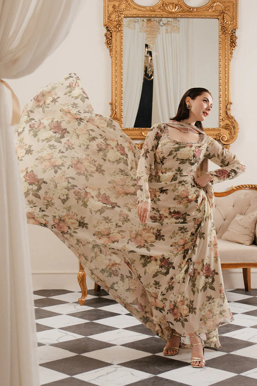 LULUSAR Silk 3PC Digital Printed-1855