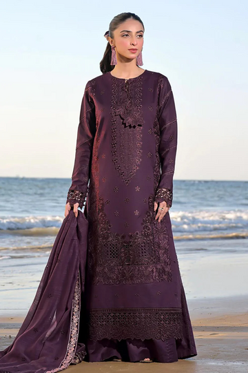 Saahil by Izel  3PC Embroidered Lawn Suit - IZL 24