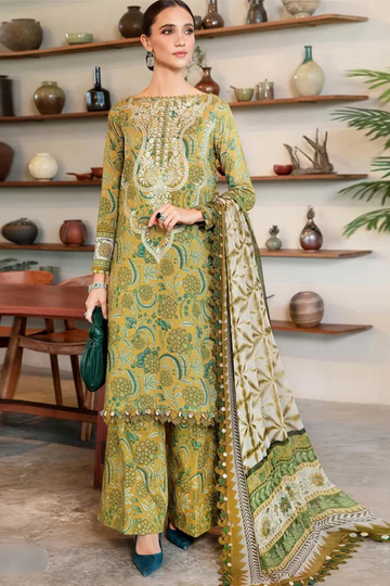 Maria B 3PC Printed Embroidered - MB 13B