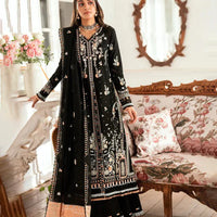 Qalamkar Dhanak-3PC Embroidered Shirt with Dhanak Embroidered Dupatta -13395