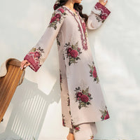 IZNIK - 3PC USTITCHED KARANDI PRINTED SHIRT WITH KARANDI PRINTED DUPATTA AND TROUSER-12572