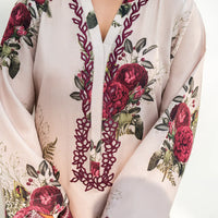 IZNIK - 3PC USTITCHED KARANDI PRINTED SHIRT WITH KARANDI PRINTED DUPATTA AND TROUSER-12572